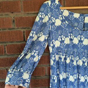 Topshop Vintage Patterned Dress